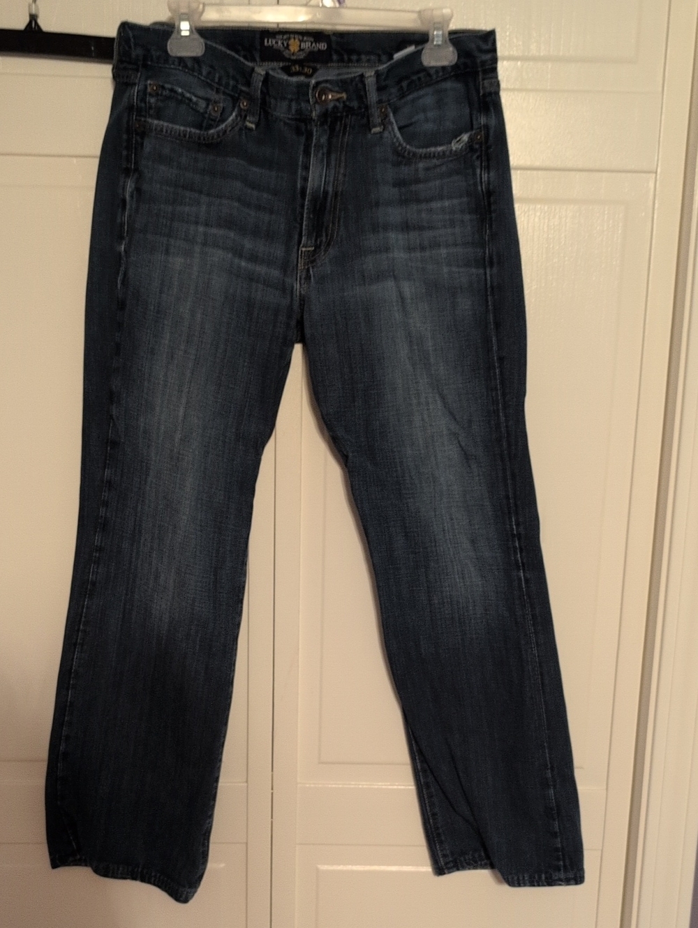 Lucky Brand 367 Vintage Boot Dark Blue Size 33 X 30 Men's